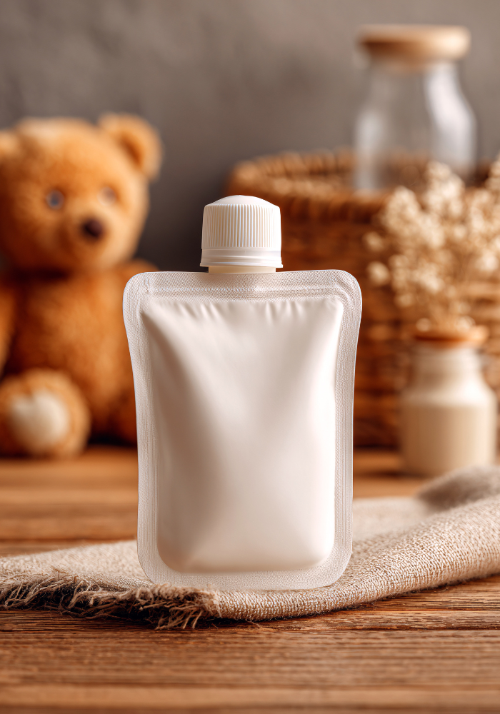 The spouted pouch for baby food from RubeeFlex Packaging