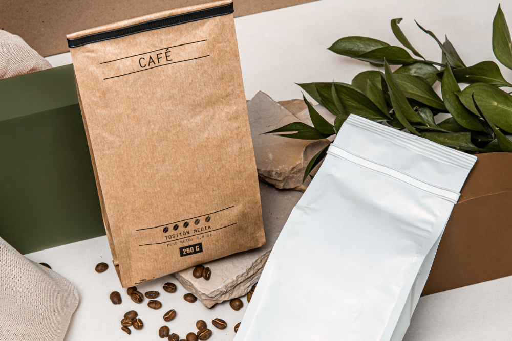 gusset coffee bag from RubeeFlex Packaging